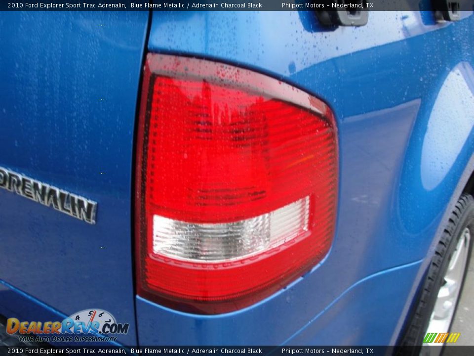 2010 Ford Explorer Sport Trac Adrenalin Blue Flame Metallic / Adrenalin Charcoal Black Photo #20