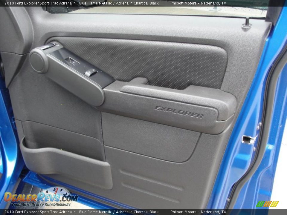 Door Panel of 2010 Ford Explorer Sport Trac Adrenalin Photo #27