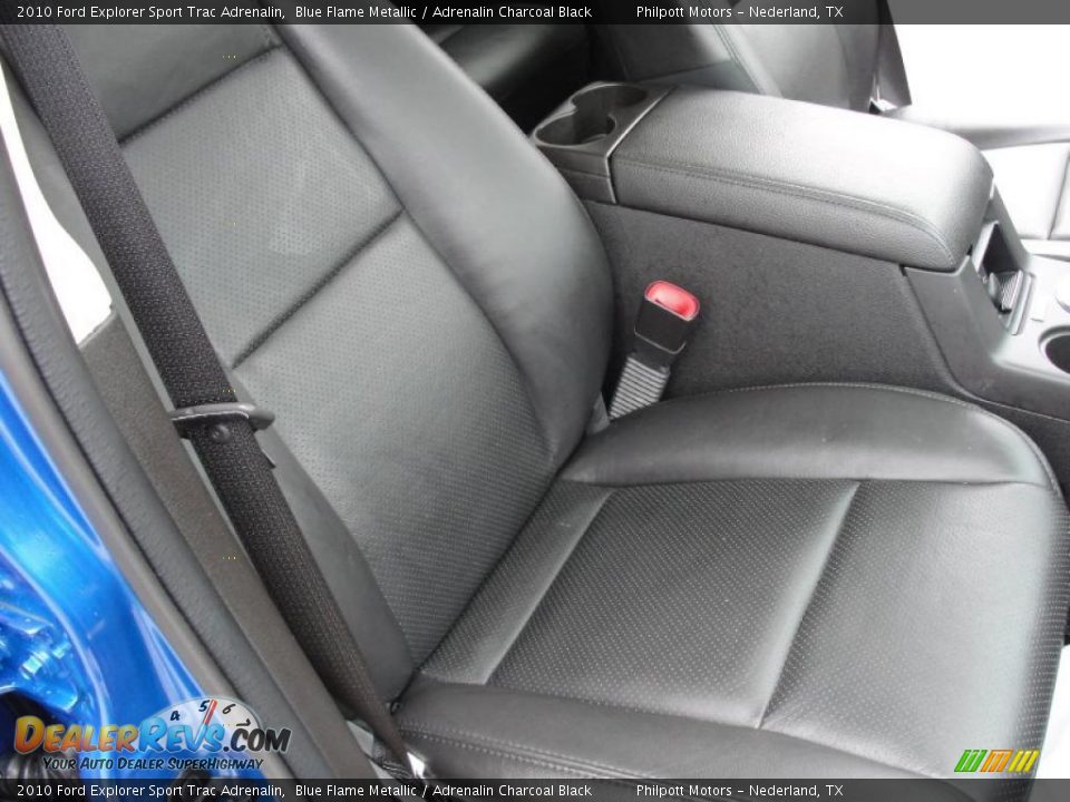 Adrenalin Charcoal Black Interior - 2010 Ford Explorer Sport Trac Adrenalin Photo #29