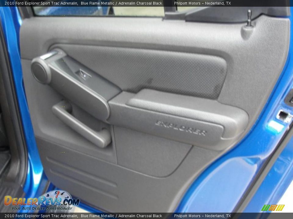 Door Panel of 2010 Ford Explorer Sport Trac Adrenalin Photo #30