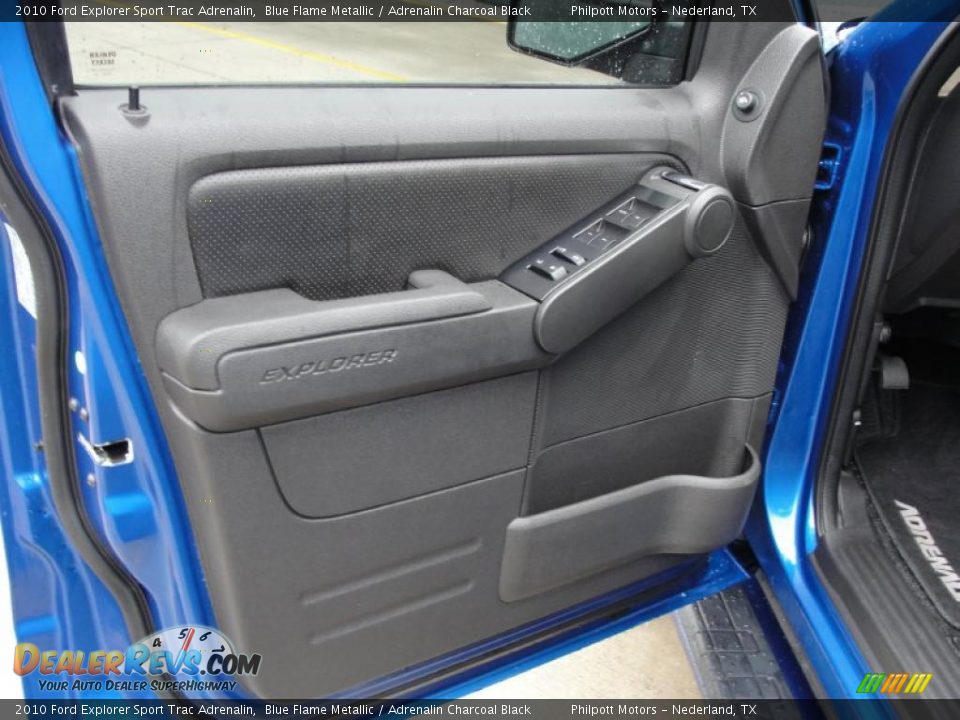 Door Panel of 2010 Ford Explorer Sport Trac Adrenalin Photo #34