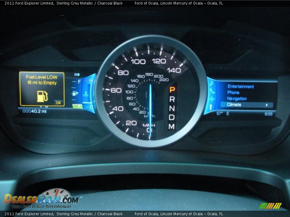 2011 Ford Explorer Limited Gauges Photo #10