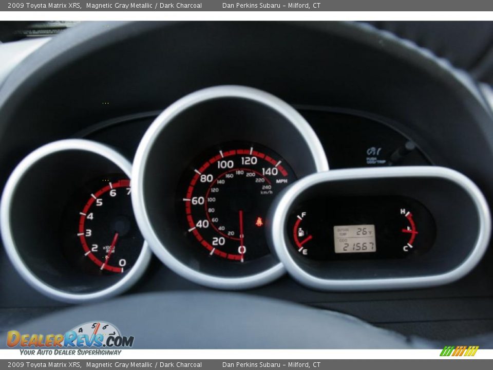 2009 Toyota Matrix XRS Gauges Photo #26