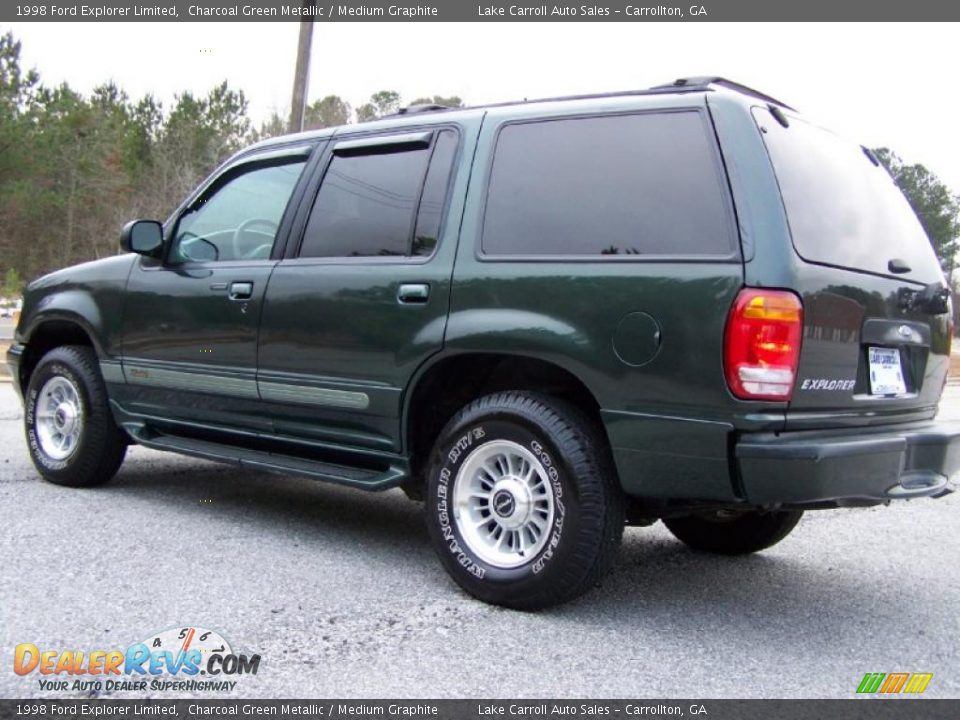 1998 Ford Explorer Limited Charcoal Green Metallic / Medium Graphite Photo #4