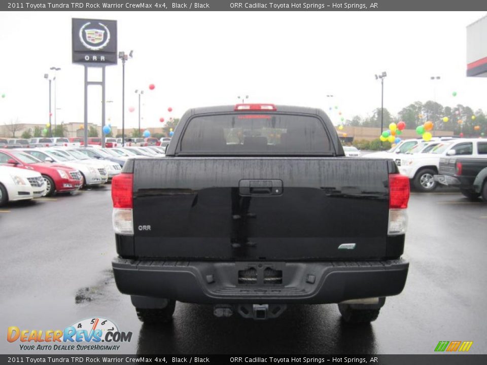 2011 Toyota Tundra TRD Rock Warrior CrewMax 4x4 Black / Black Photo #4
