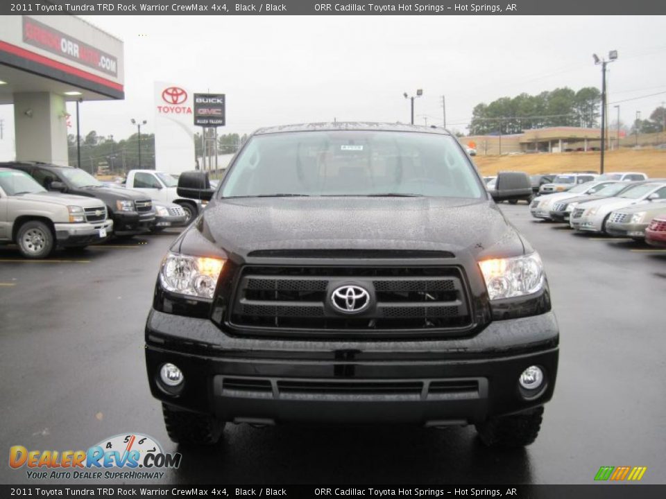 2011 Toyota Tundra TRD Rock Warrior CrewMax 4x4 Black / Black Photo #8