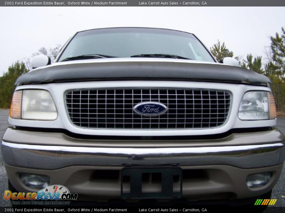 2001 Ford Expedition Eddie Bauer Oxford White / Medium Parchment Photo #15