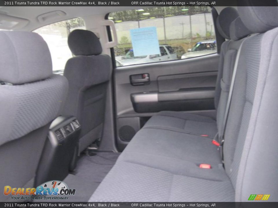 Black Interior - 2011 Toyota Tundra TRD Rock Warrior CrewMax 4x4 Photo #13