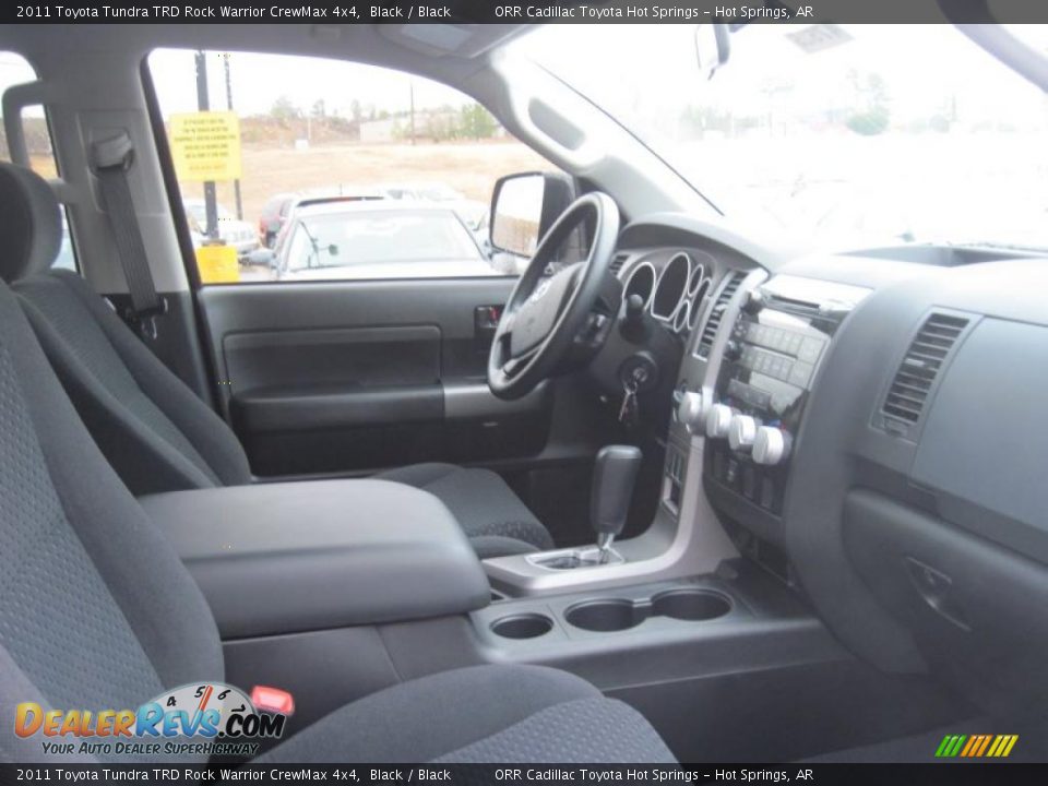 2011 Toyota Tundra TRD Rock Warrior CrewMax 4x4 Black / Black Photo #16