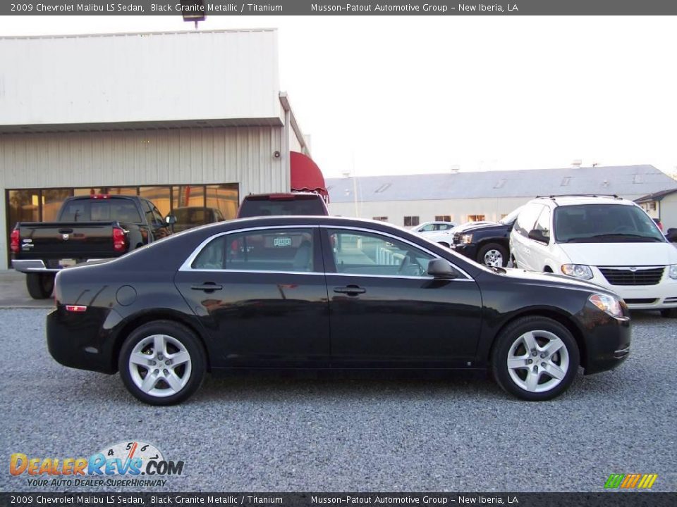 2009 Chevrolet Malibu LS Sedan Black Granite Metallic / Titanium Photo #2