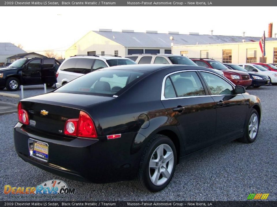 2009 Chevrolet Malibu LS Sedan Black Granite Metallic / Titanium Photo #3