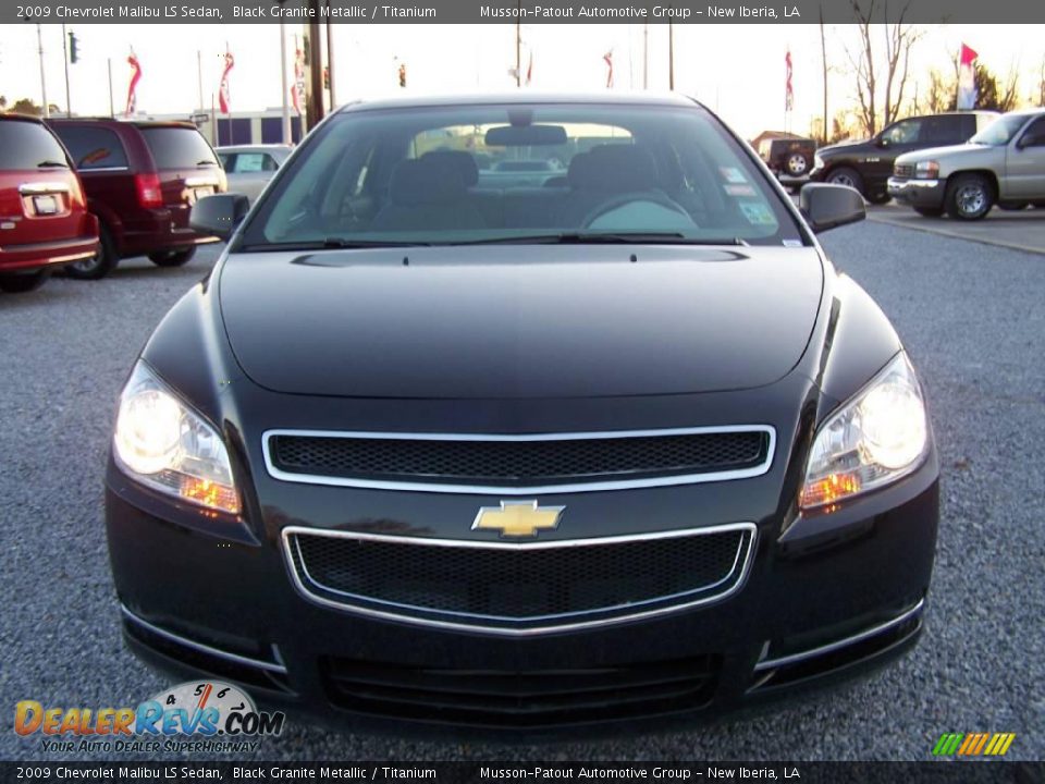 2009 Chevrolet Malibu LS Sedan Black Granite Metallic / Titanium Photo #8