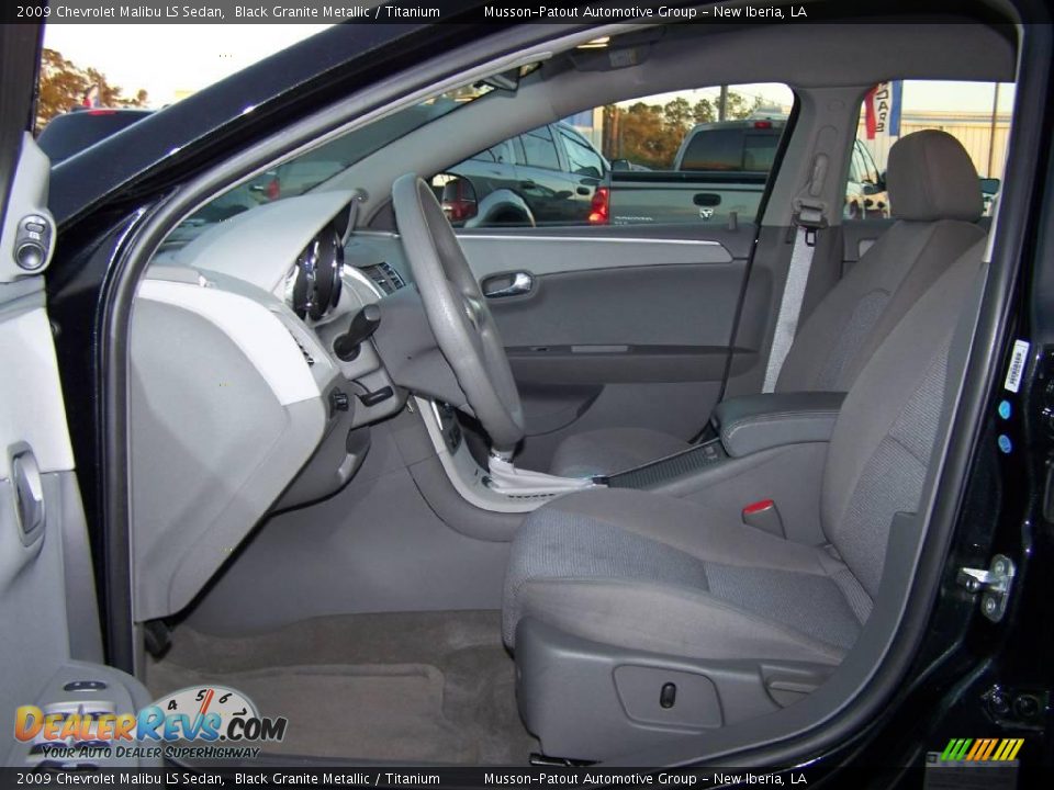 2009 Chevrolet Malibu LS Sedan Black Granite Metallic / Titanium Photo #9