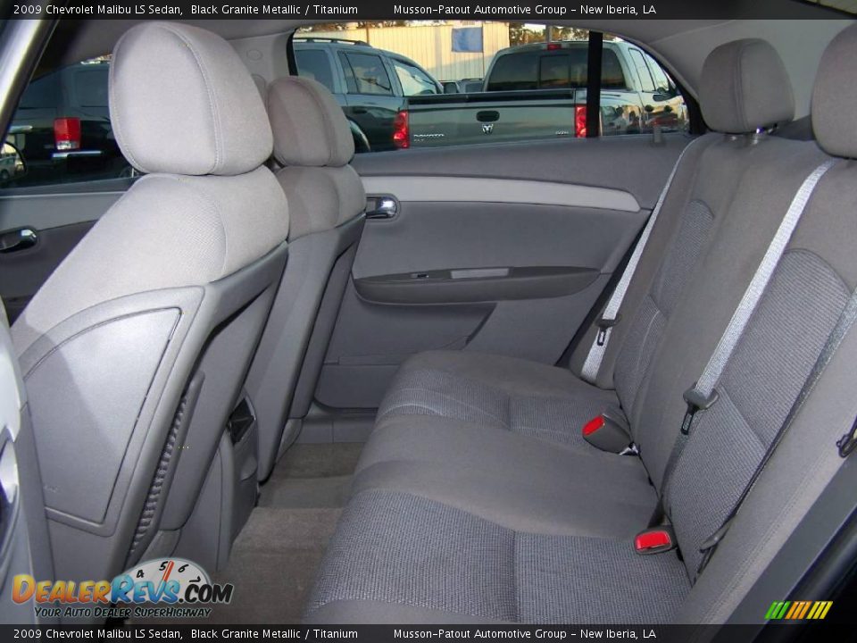 2009 Chevrolet Malibu LS Sedan Black Granite Metallic / Titanium Photo #10