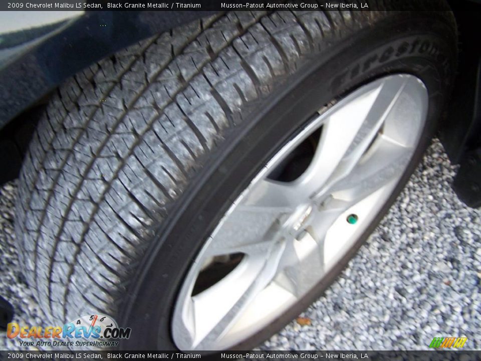 2009 Chevrolet Malibu LS Sedan Black Granite Metallic / Titanium Photo #12