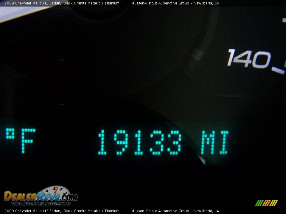 2009 Chevrolet Malibu LS Sedan Black Granite Metallic / Titanium Photo #14