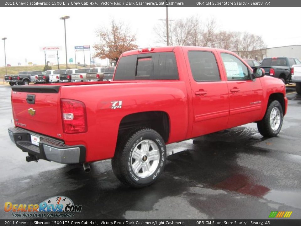 Victory Red 2011 Chevrolet Silverado 1500 LTZ Crew Cab 4x4 Photo #5