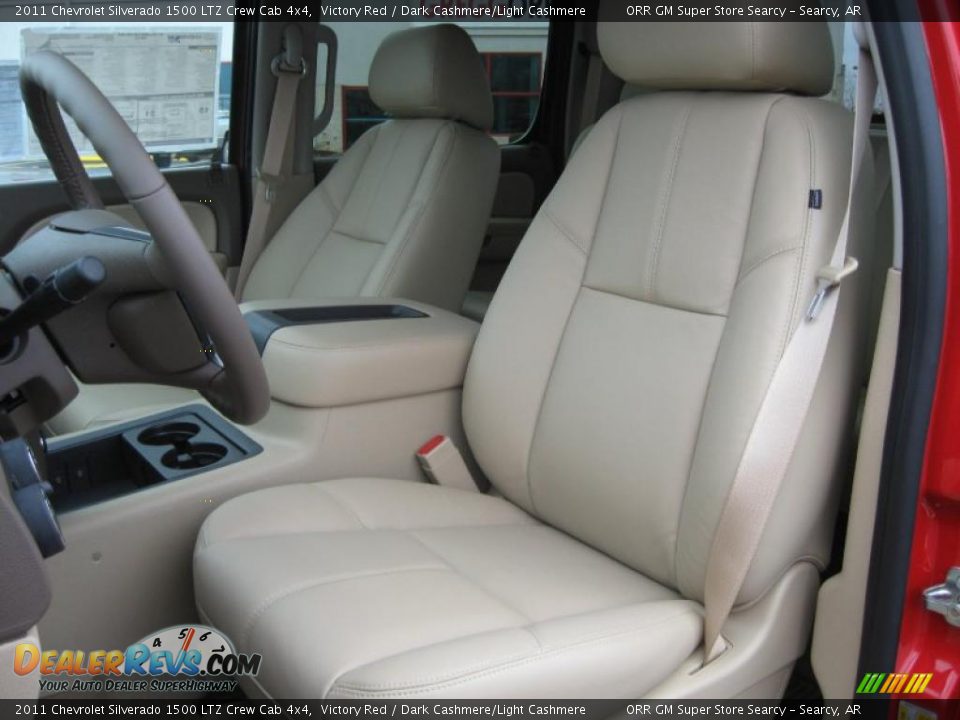 Dark Cashmere/Light Cashmere Interior - 2011 Chevrolet Silverado 1500 LTZ Crew Cab 4x4 Photo #13