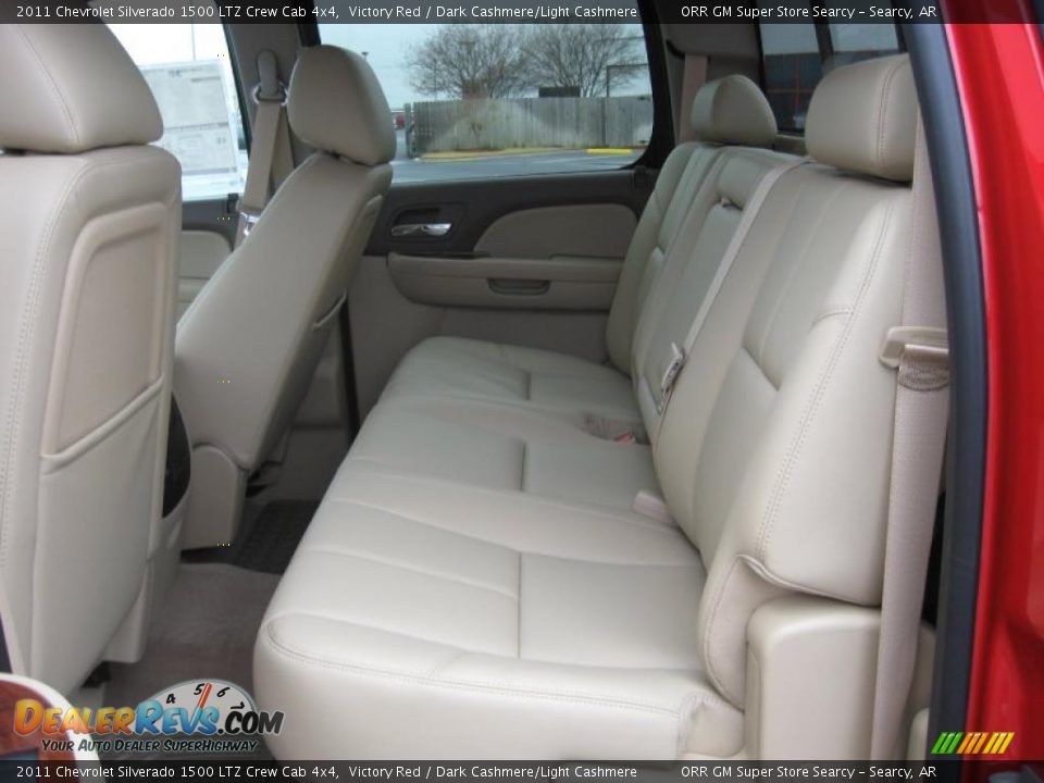 Dark Cashmere/Light Cashmere Interior - 2011 Chevrolet Silverado 1500 LTZ Crew Cab 4x4 Photo #14