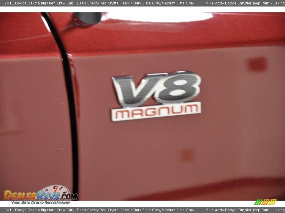 2011 Dodge Dakota Big Horn Crew Cab Deep Cherry Red Crystal Pearl / Dark Slate Gray/Medium Slate Gray Photo #5