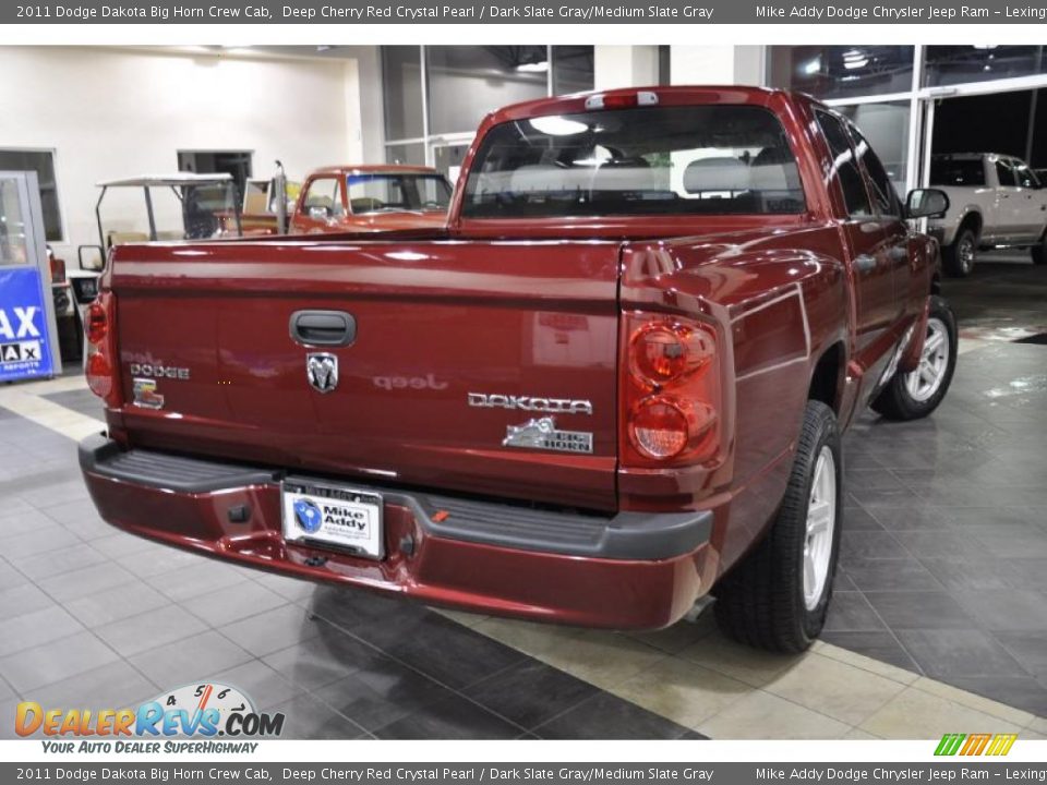 Deep Cherry Red Crystal Pearl 2011 Dodge Dakota Big Horn Crew Cab Photo #6