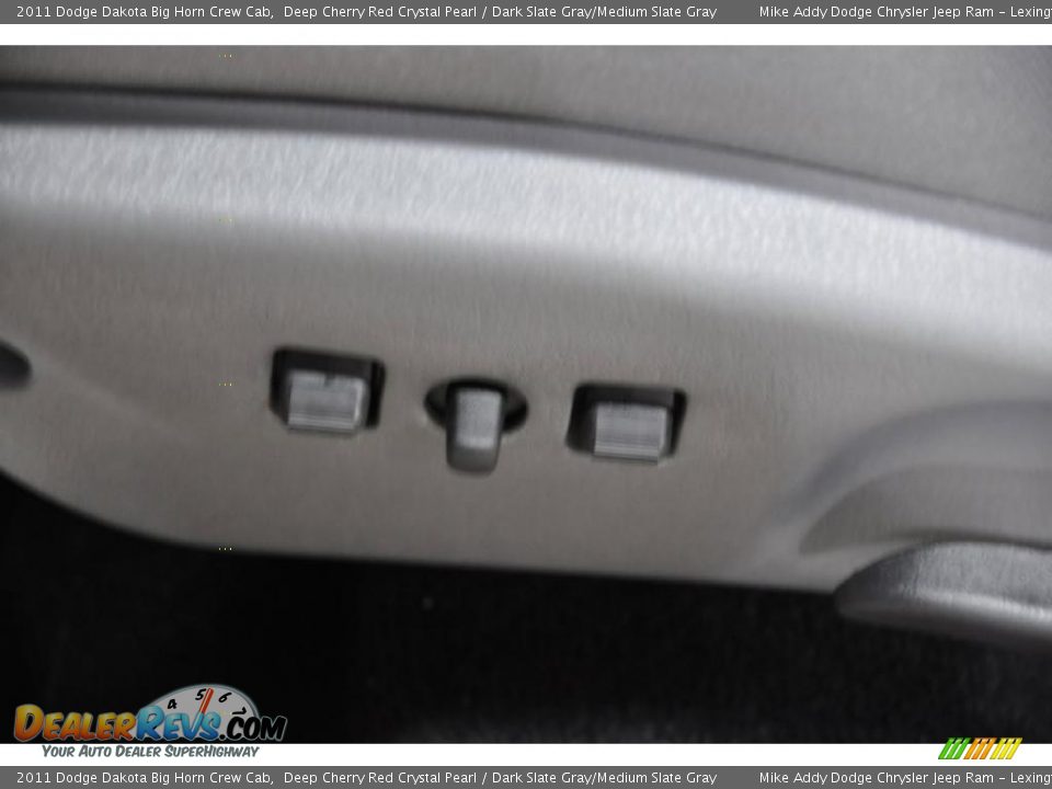 2011 Dodge Dakota Big Horn Crew Cab Deep Cherry Red Crystal Pearl / Dark Slate Gray/Medium Slate Gray Photo #11