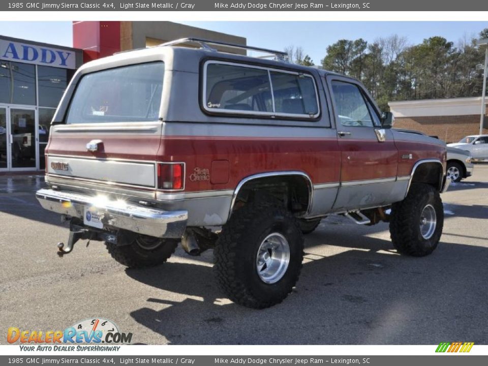 1985 GMC Jimmy Sierra Classic 4x4 Light Slate Metallic / Gray Photo #6