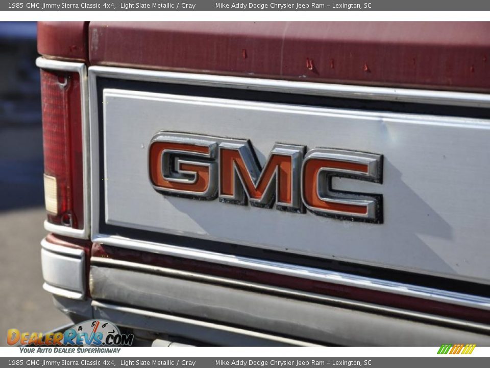 1985 GMC Jimmy Sierra Classic 4x4 Light Slate Metallic / Gray Photo #8