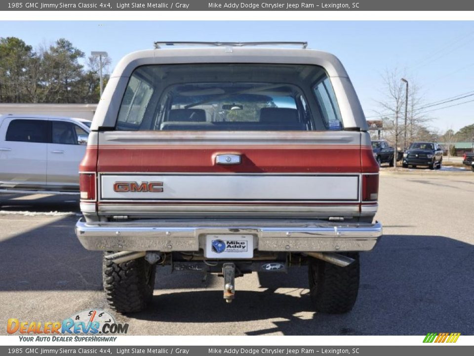 1985 GMC Jimmy Sierra Classic 4x4 Light Slate Metallic / Gray Photo #9