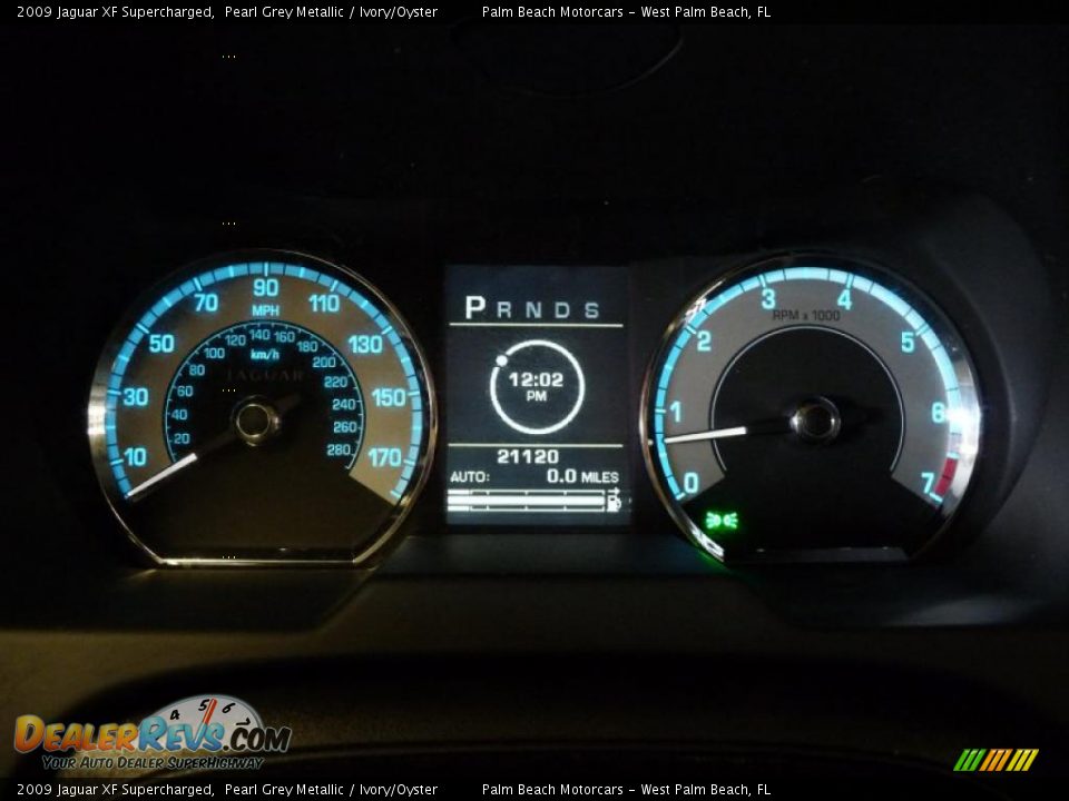 2009 Jaguar XF Supercharged Gauges Photo #36