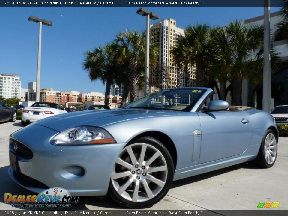 Front 3/4 View of 2008 Jaguar XK XK8 Convertible Photo #1