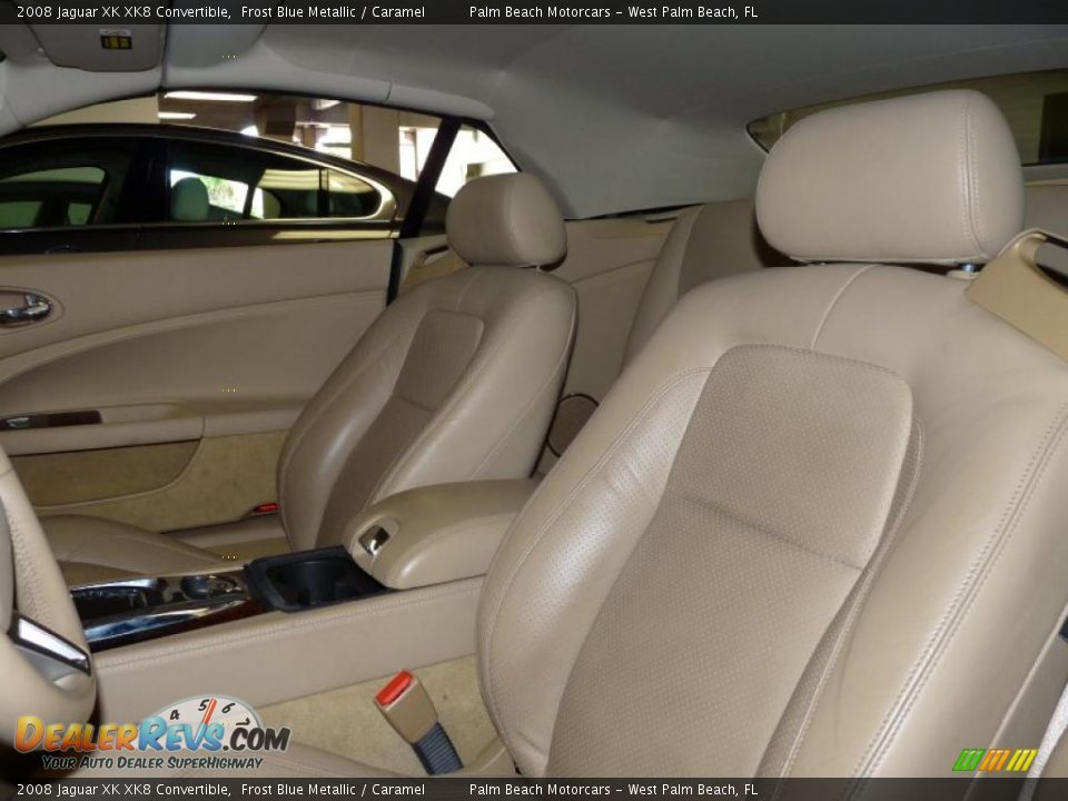 Caramel Interior - 2008 Jaguar XK XK8 Convertible Photo #17