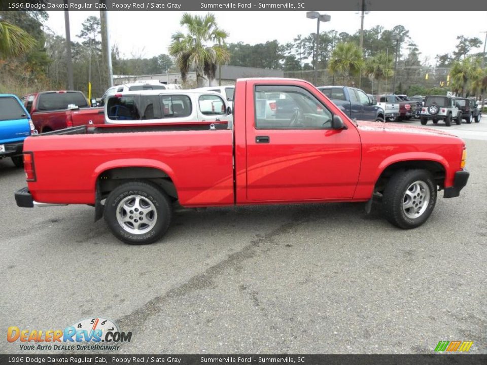 Poppy Red 1996 Dodge Dakota Regular Cab Photo #8