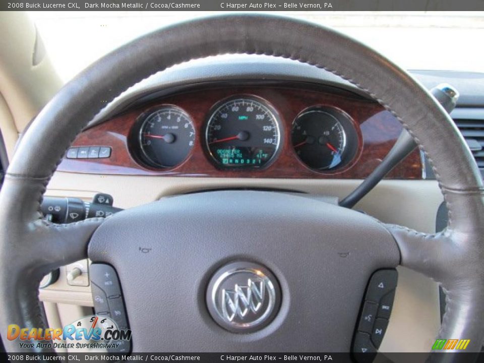 2008 Buick Lucerne CXL Dark Mocha Metallic / Cocoa/Cashmere Photo #15