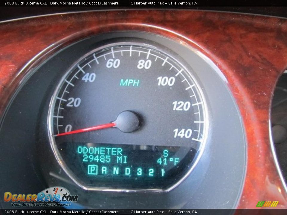 2008 Buick Lucerne CXL Dark Mocha Metallic / Cocoa/Cashmere Photo #25