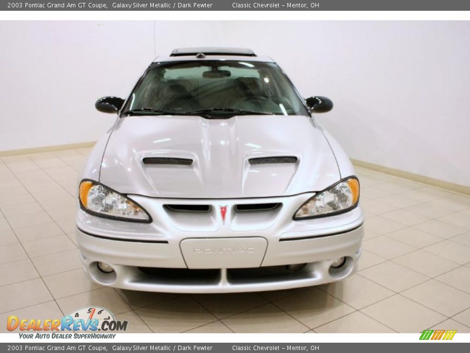 2003 Pontiac Grand Am GT Coupe Galaxy Silver Metallic / Dark Pewter Photo #2