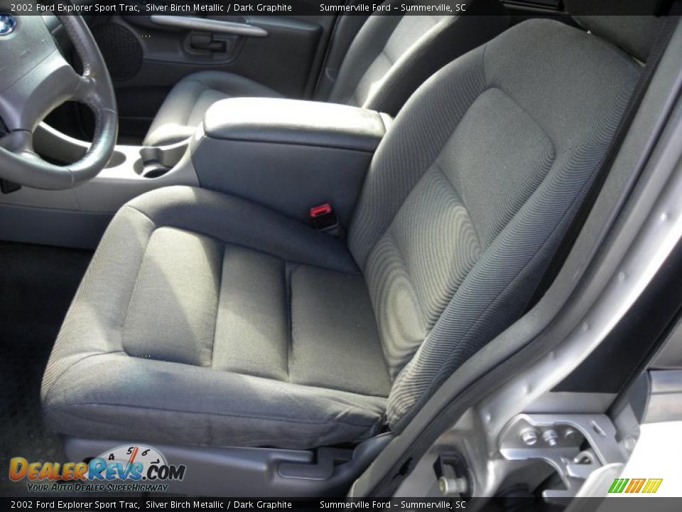 2002 Ford Explorer Sport Trac Silver Birch Metallic / Dark Graphite Photo #5