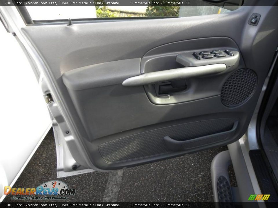 2002 Ford Explorer Sport Trac Silver Birch Metallic / Dark Graphite Photo #6