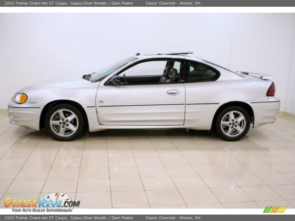 2003 Pontiac Grand Am GT Coupe Galaxy Silver Metallic / Dark Pewter Photo #4