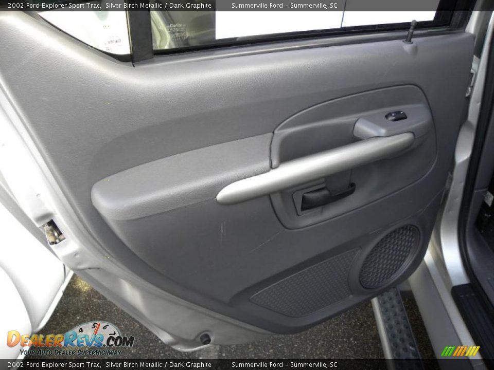 2002 Ford Explorer Sport Trac Silver Birch Metallic / Dark Graphite Photo #8