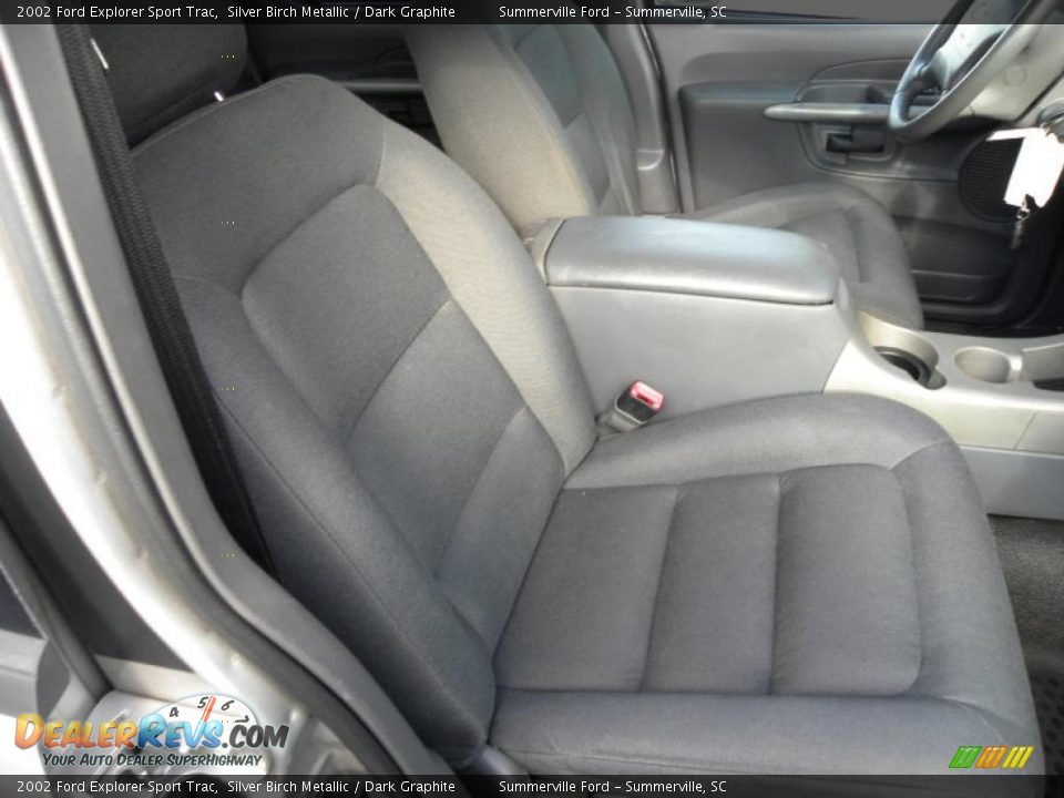 2002 Ford Explorer Sport Trac Silver Birch Metallic / Dark Graphite Photo #9
