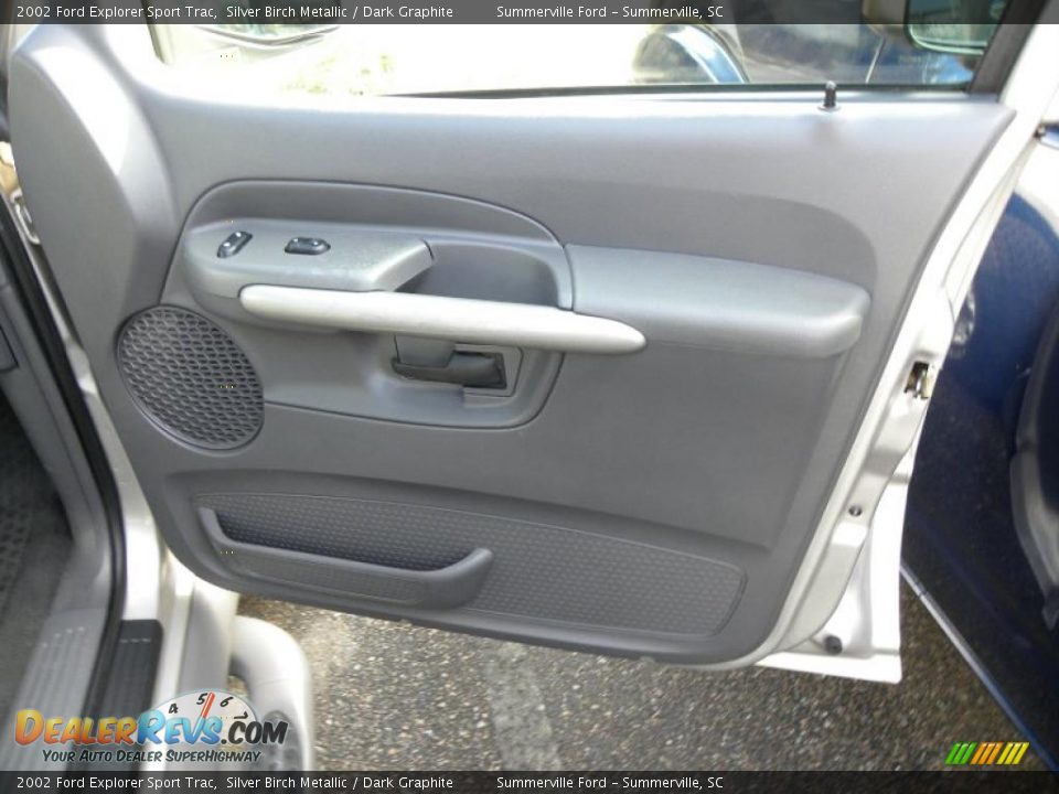 2002 Ford Explorer Sport Trac Silver Birch Metallic / Dark Graphite Photo #10