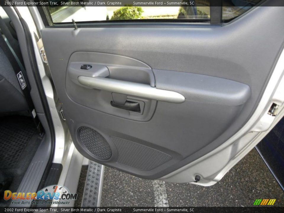2002 Ford Explorer Sport Trac Silver Birch Metallic / Dark Graphite Photo #12