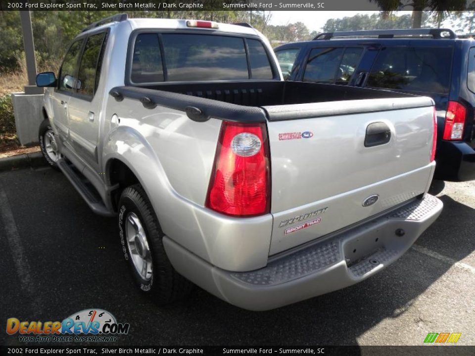 2002 Ford Explorer Sport Trac Silver Birch Metallic / Dark Graphite Photo #15
