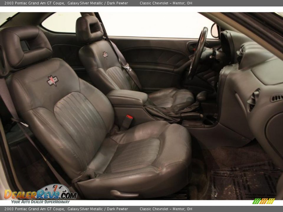 Dark Pewter Interior - 2003 Pontiac Grand Am GT Coupe Photo #11