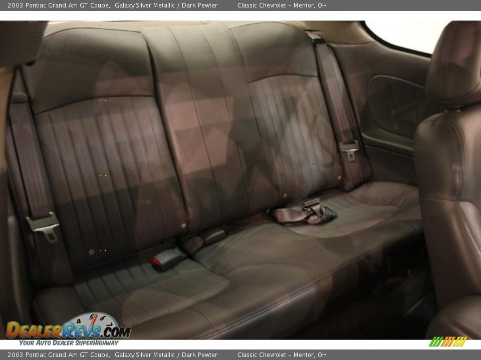 Dark Pewter Interior - 2003 Pontiac Grand Am GT Coupe Photo #12