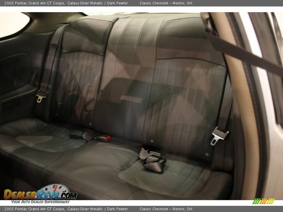 Dark Pewter Interior - 2003 Pontiac Grand Am GT Coupe Photo #13