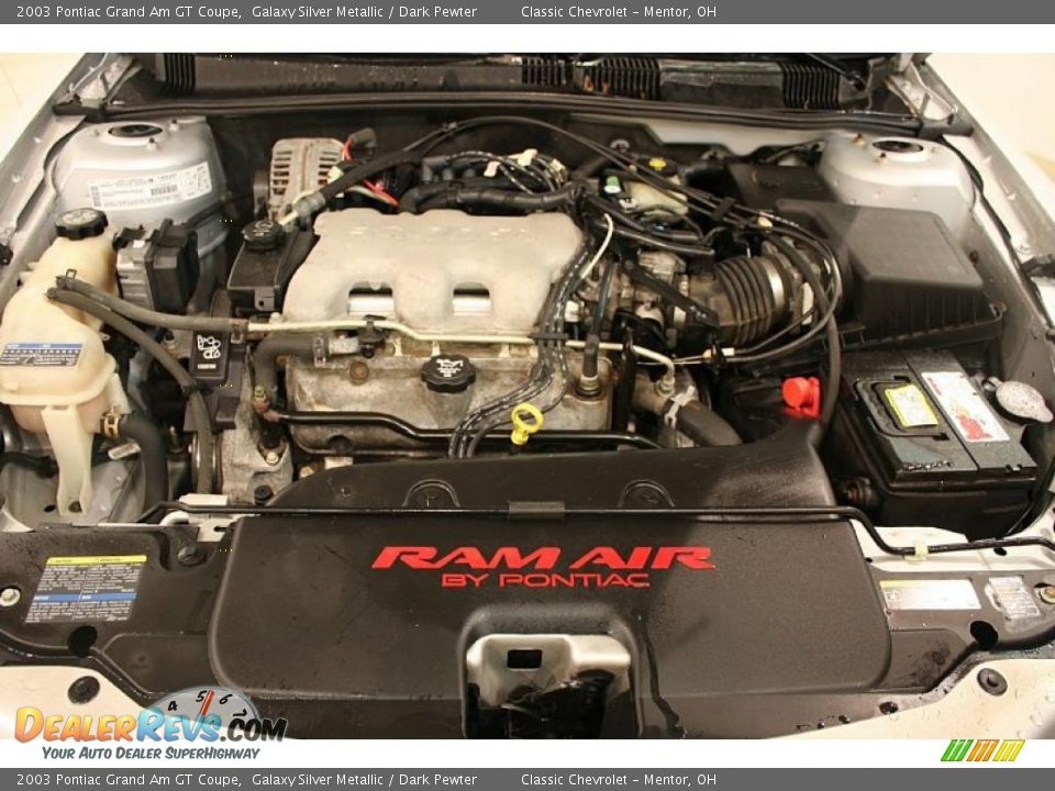 2003 Pontiac Grand Am GT Coupe 3.4 Liter 3400 SFI 12 Valve V6 Engine Photo #15