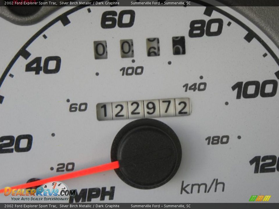 2002 Ford Explorer Sport Trac Silver Birch Metallic / Dark Graphite Photo #22
