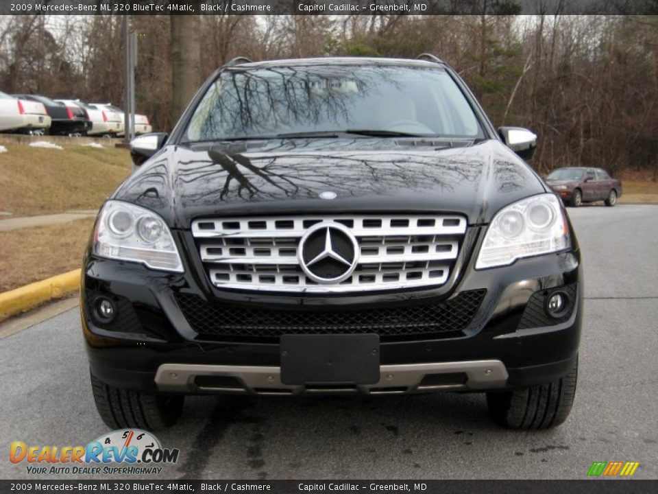 2009 Mercedes-Benz ML 320 BlueTec 4Matic Black / Cashmere Photo #7